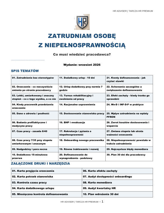 Pierwsza strona materiału: Zatrudniam osobę z niepełnosprawnością
